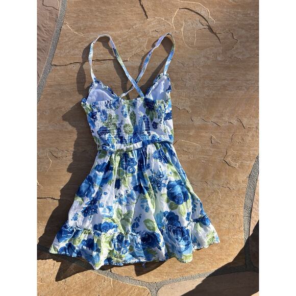 Abercrombie Kids Girls L Midi Dress Floral - Picture 3 of 3